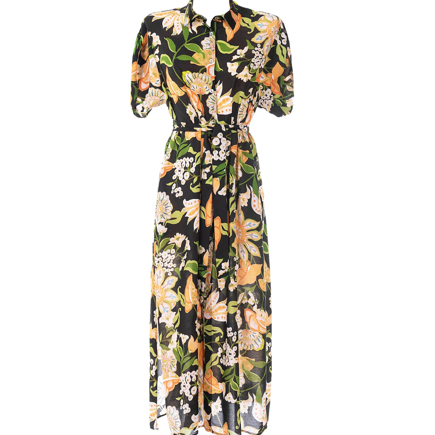 Robe De Plage Boutonnee