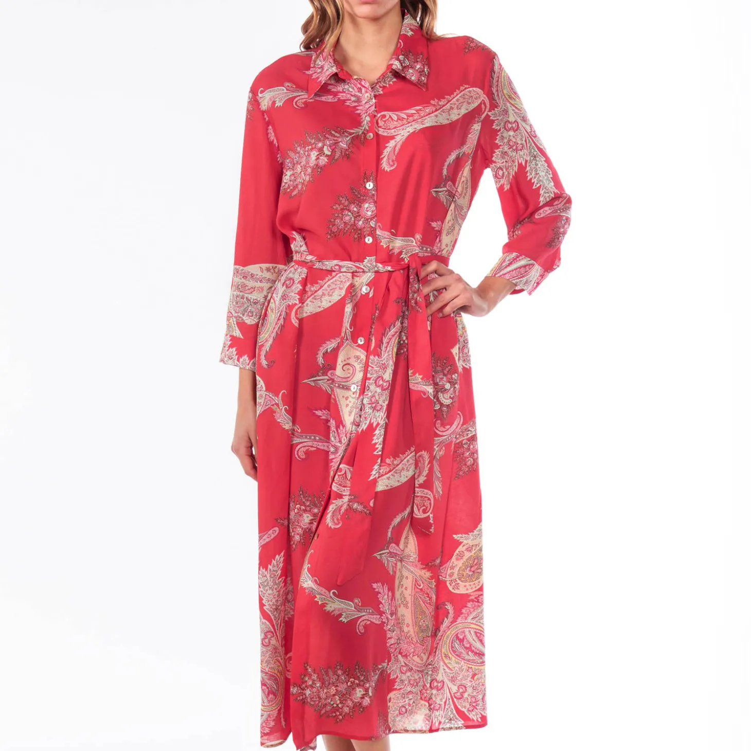 Robe De Plage Boutonnee