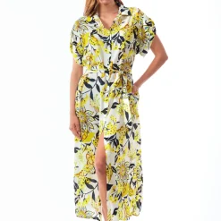 Robe De Plage Boutonnee