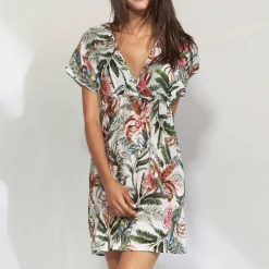Robe De Plage En Coton