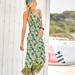 Robe De Plage Longue En Coton