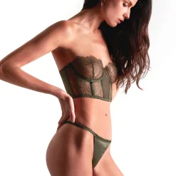 Slip Barrette En Soie