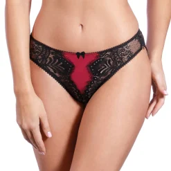Slip Brésilien Echancre En Dentelle