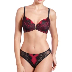 Slip Brésilien Echancre En Dentelle