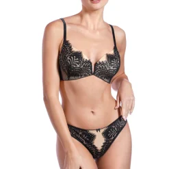 Slip Brésilien Echancre En Dentelle