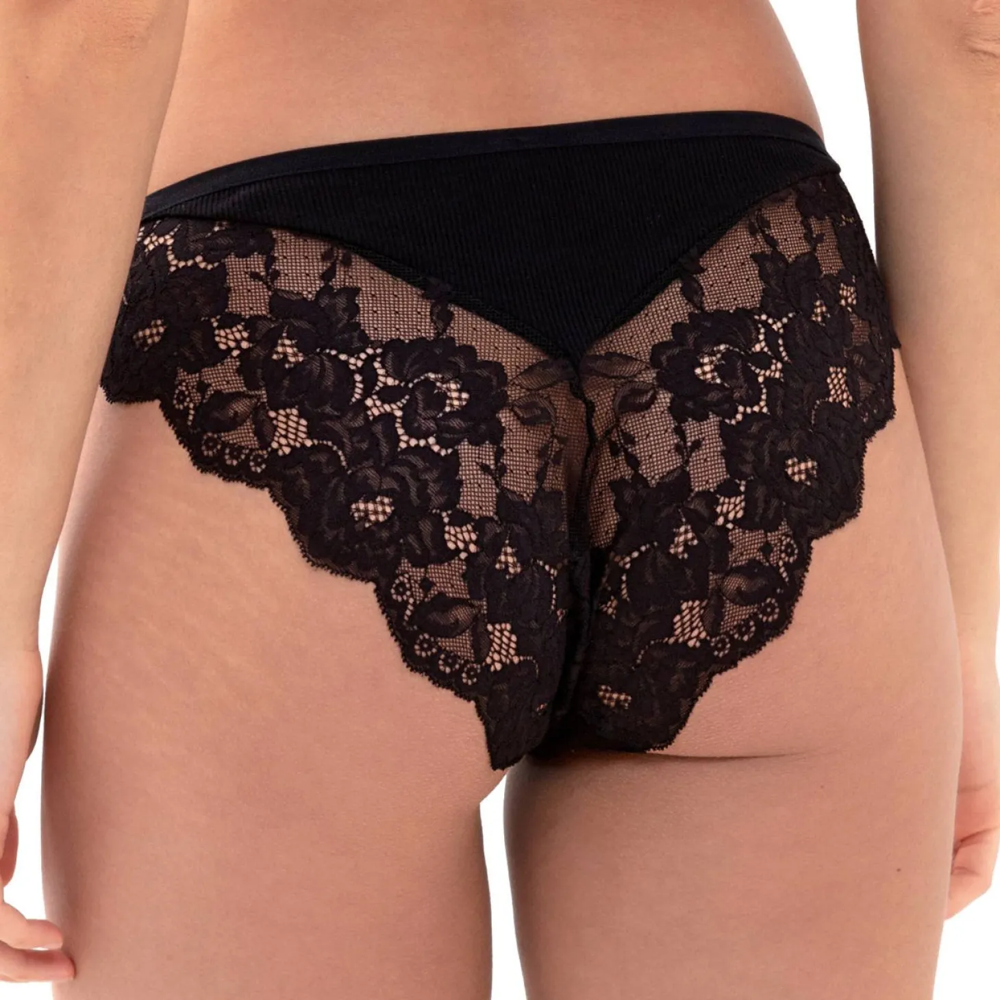 Slip Dentelle En Coton