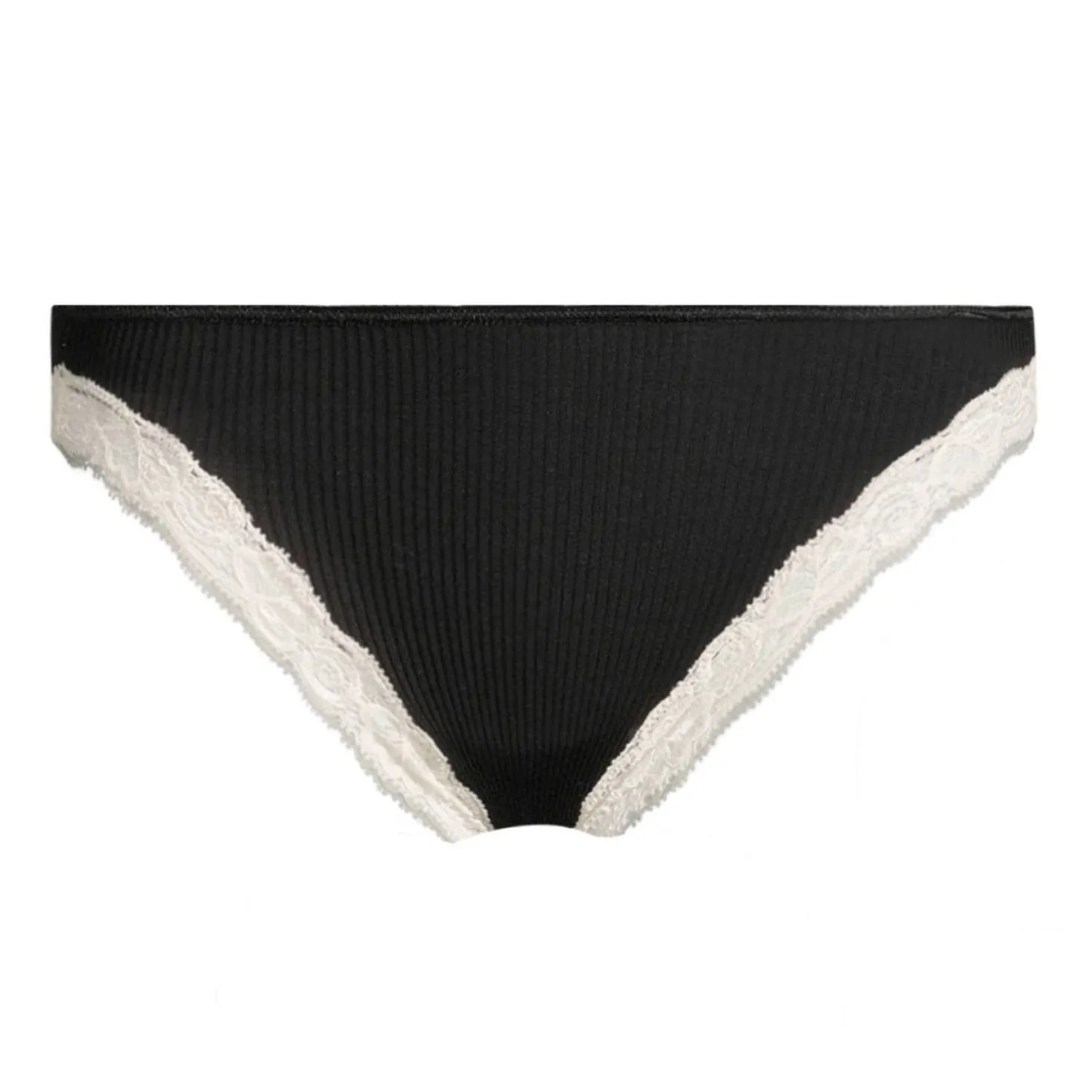 Slip Dentelle En Coton Fil D'Ecosse