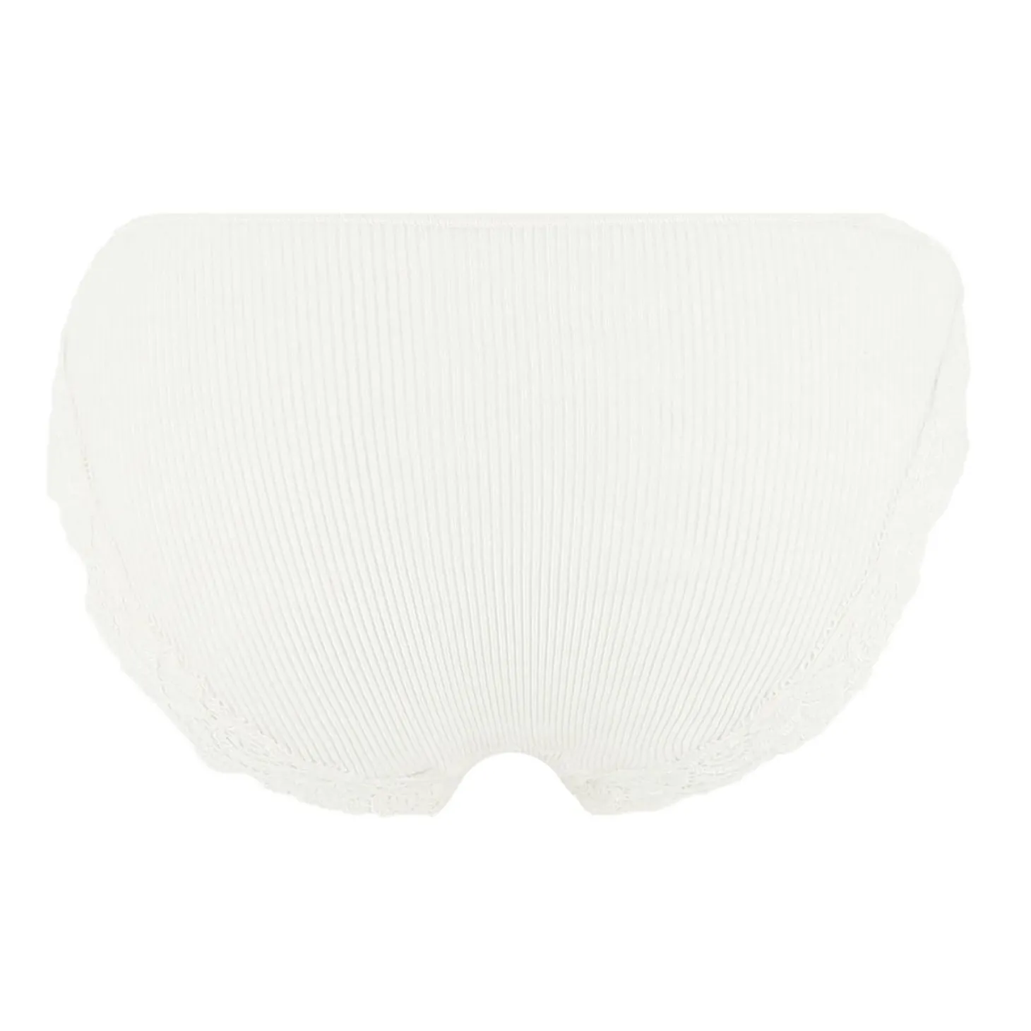 Slip Dentelle En Coton Fil D'Ecosse