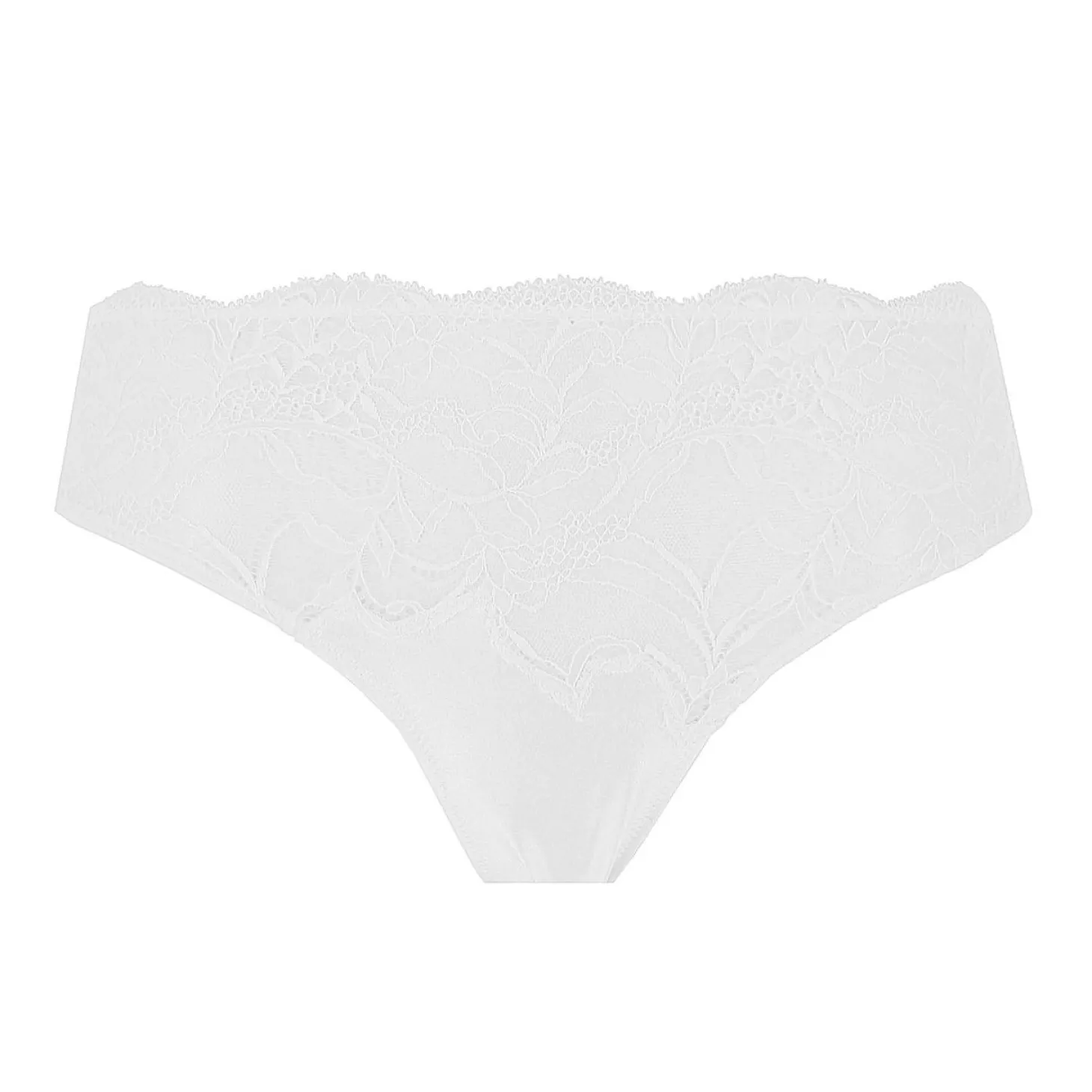 Slip En Dentelle Et Soie
