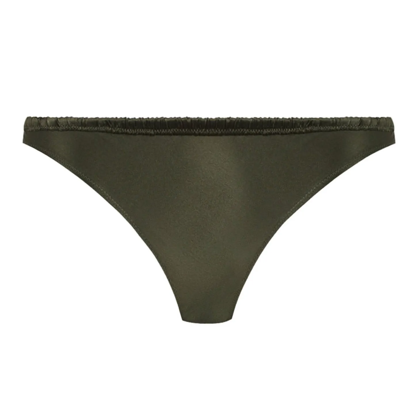 Slip En Soie Et Dentelle