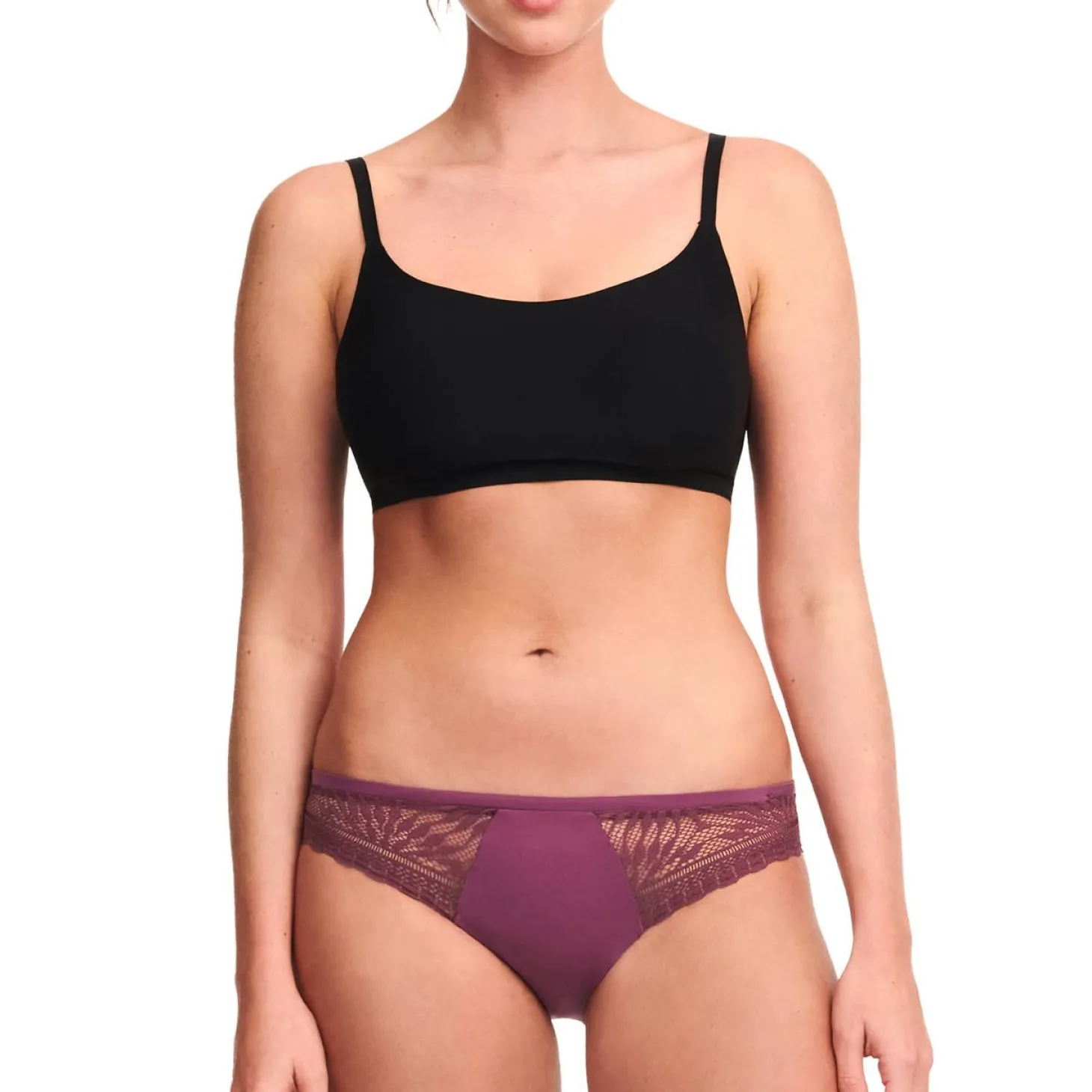 Slip Menstruel Dentelle Graphique