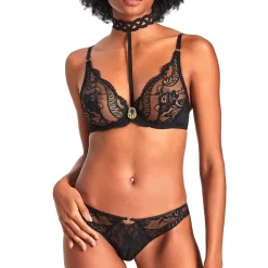 Slip Mini-Coeur En Dentelle