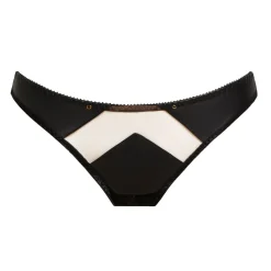 Slip Ouvert En Cuir
