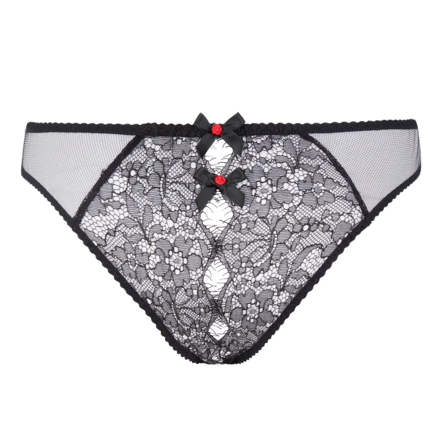Slip Ouvert En Dentelle