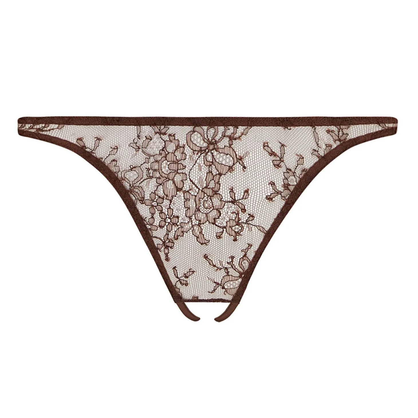 Slip Ouvert En Dentelle