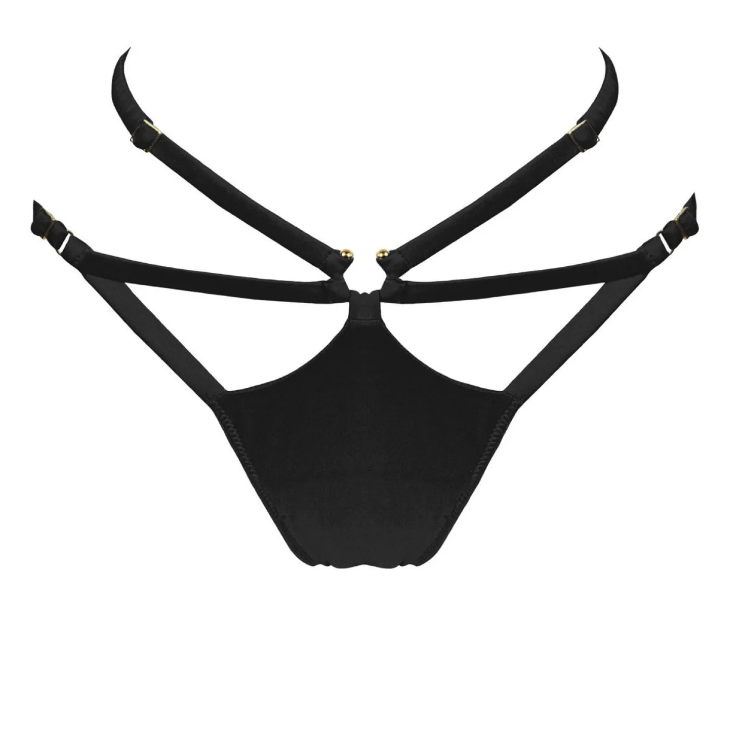 Slip Ouvert En Soie