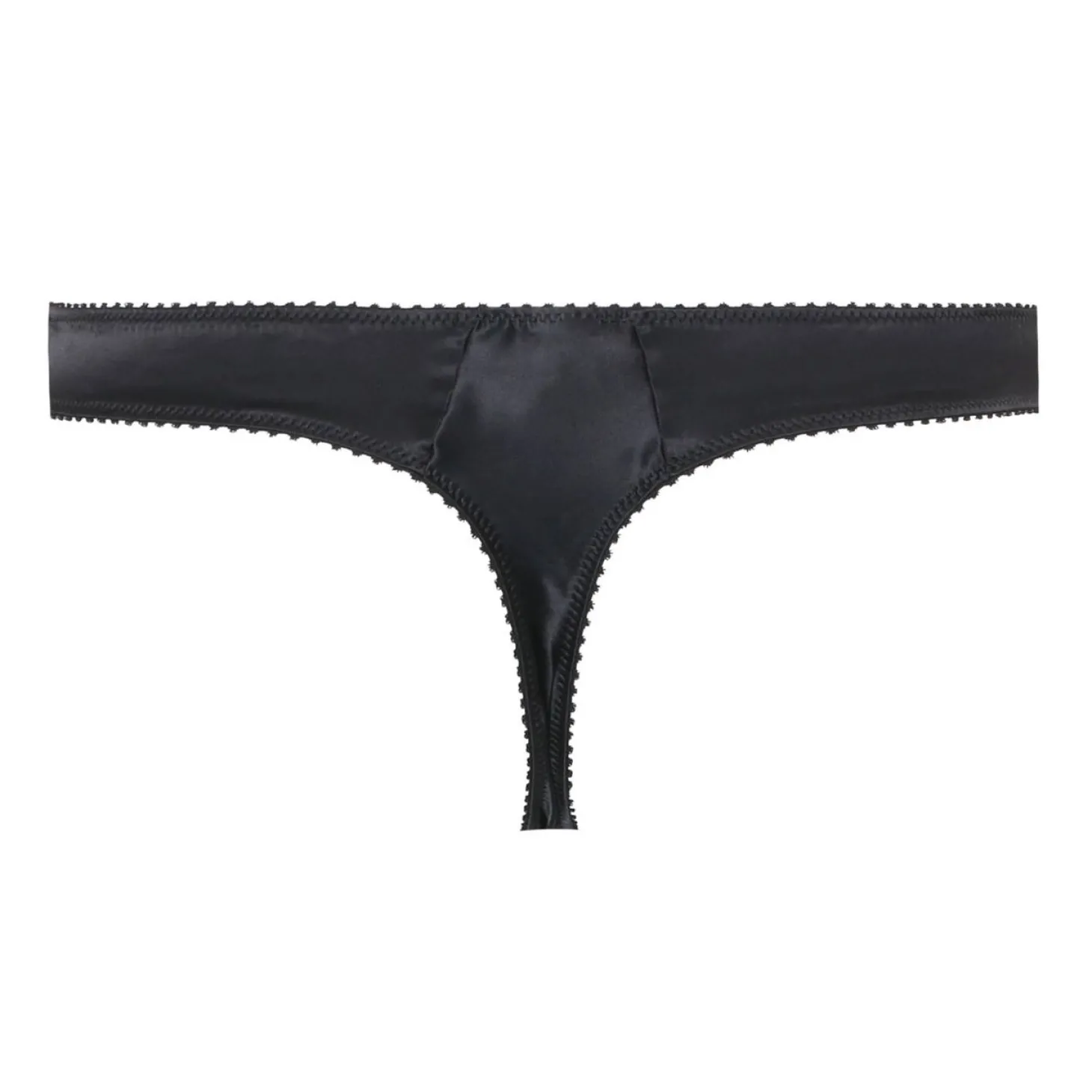 String Echancre En Satin