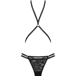 String Ouvrable Harnais Amovible En Dentelle