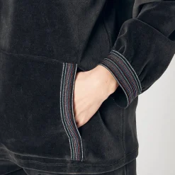 Sweat En Coton Effet Velours