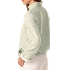 Sweat Zippe Lurex En Coton