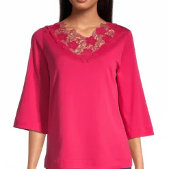 Top Manches 3/4 En Coton
