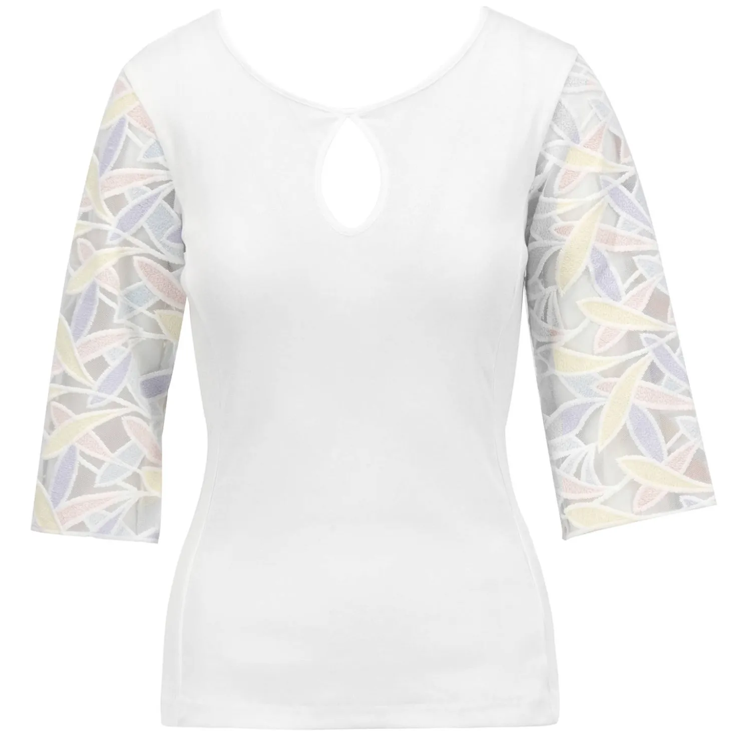 Top Manches 3/4 En Coton