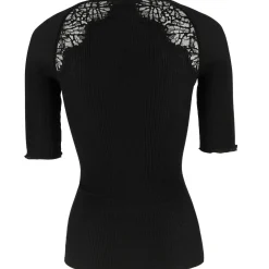 Top Manches 3/4 En Coton Fil D'Ecosse