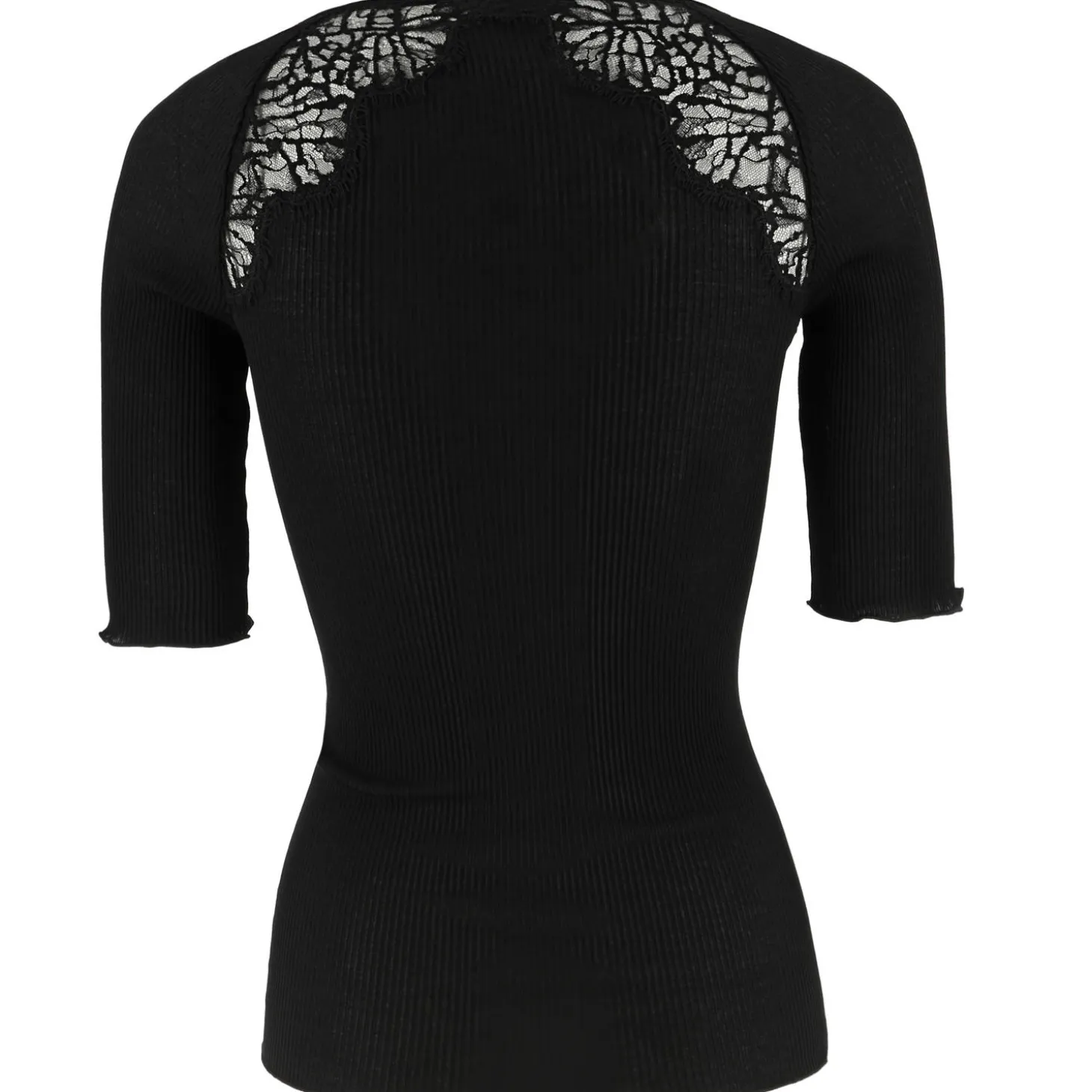 Top Manches 3/4 En Coton Fil D'Ecosse