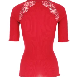 Top Manches 3/4 En Coton Fil D'Ecosse