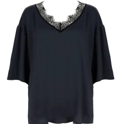 Top Manches 3/4 En Satin