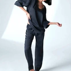 Top Manches 3/4 En Satin