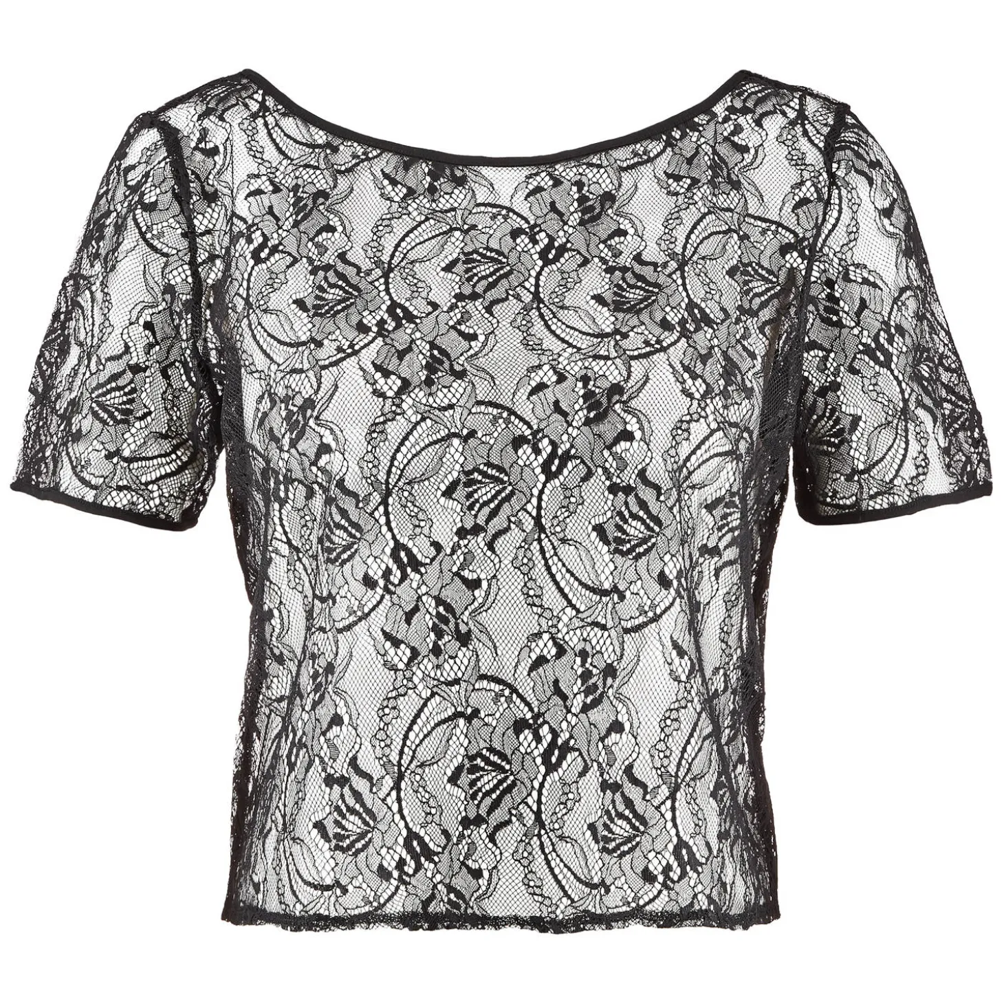 Top Manches Courtes En Dentelle