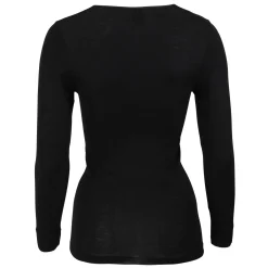 Top Manches Longues En Laine Merinos Et Soie