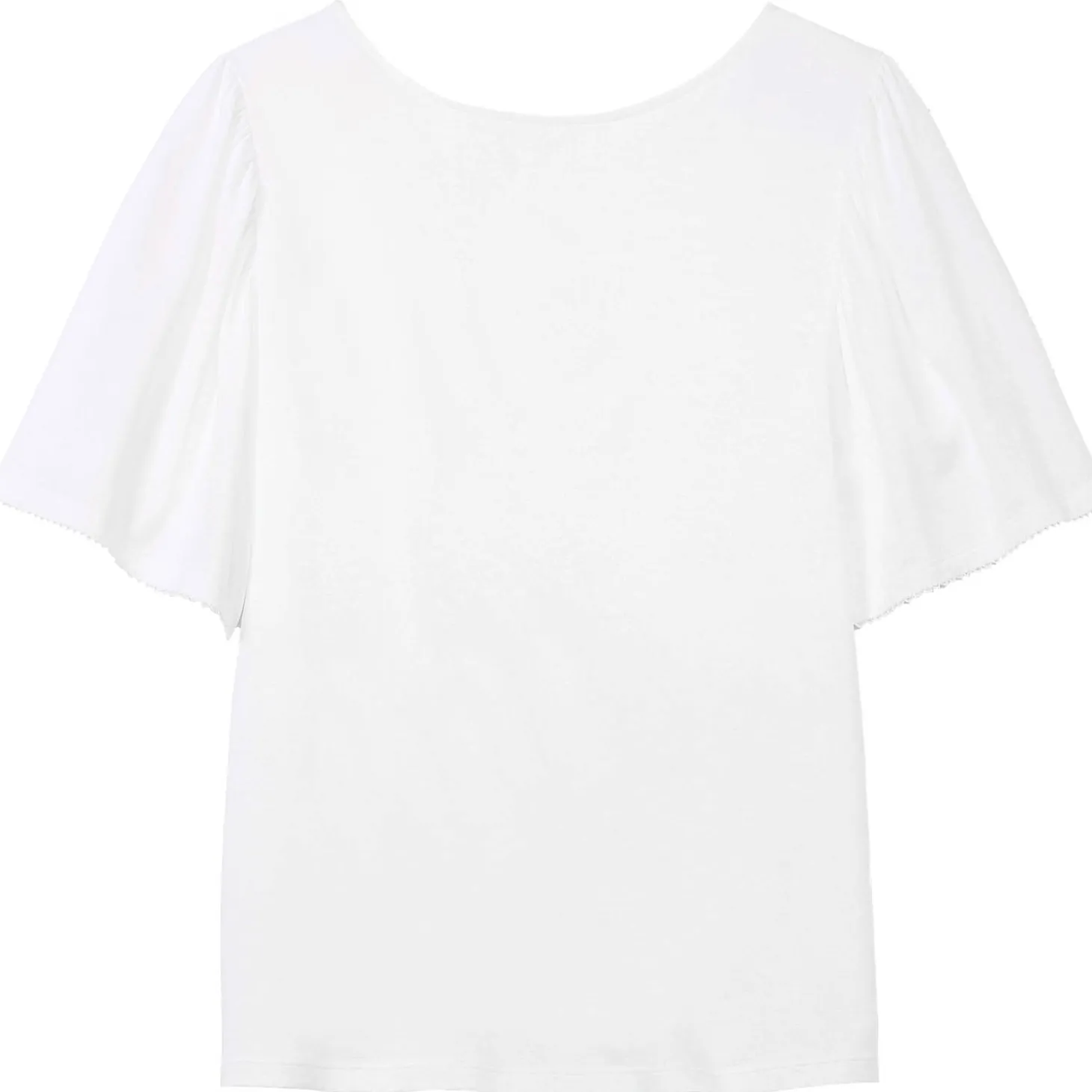 T-Shirt Col Rond En Coton