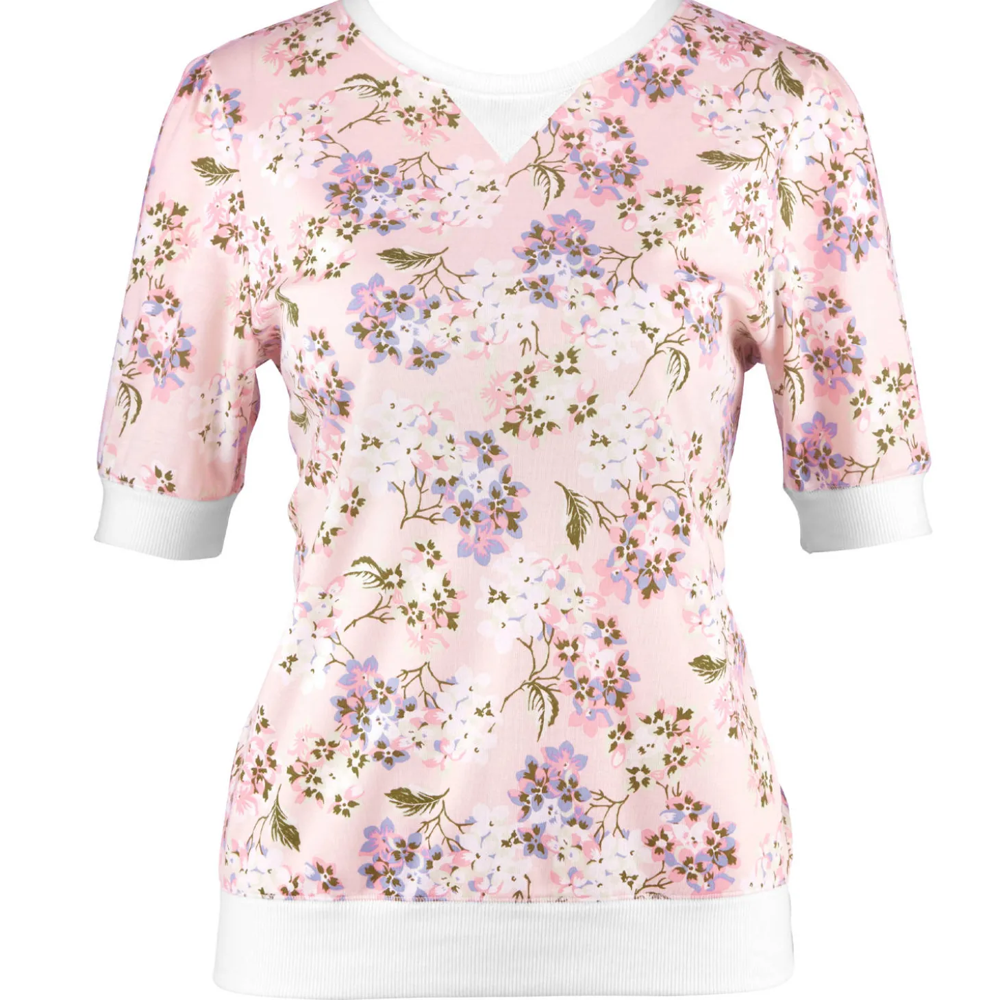T-Shirt Col Rond En Coton