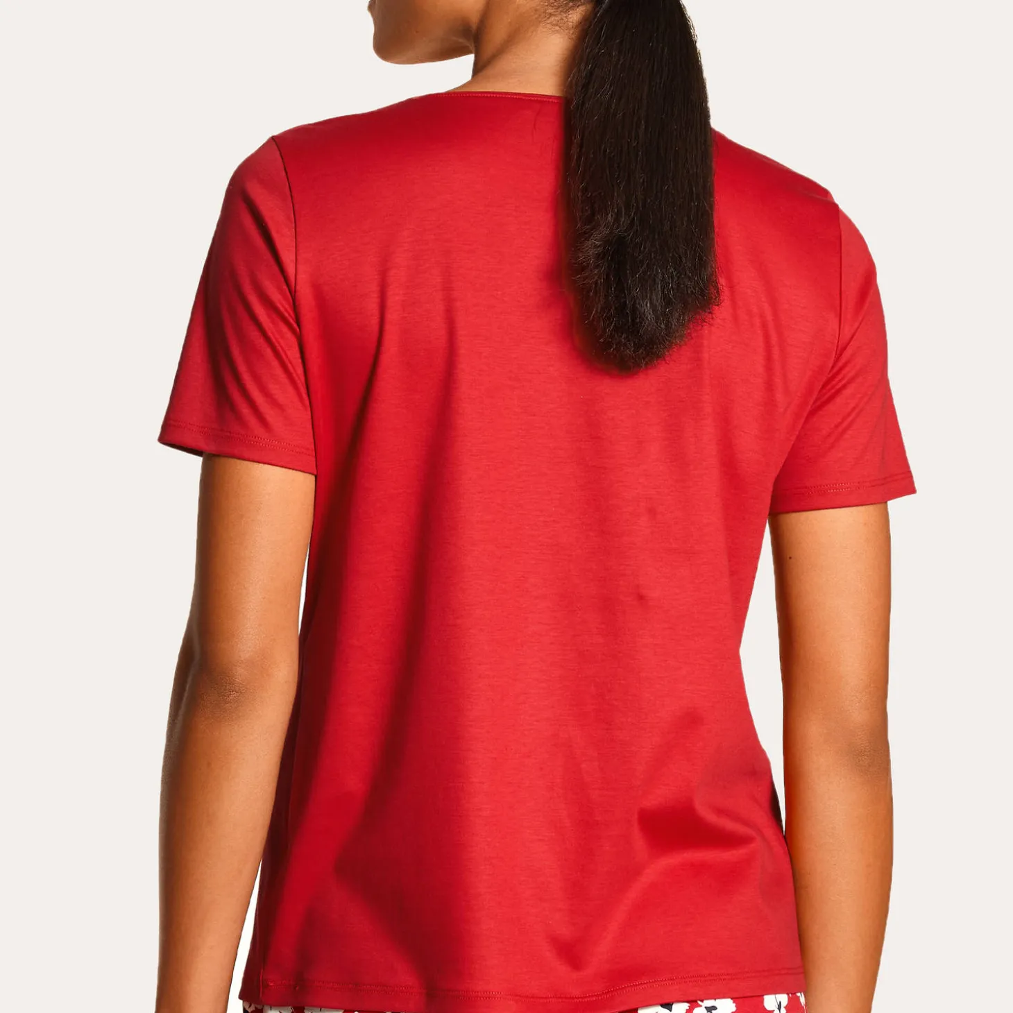 T-Shirt Col Rond En Coton