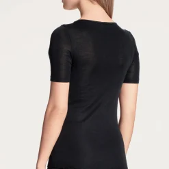 T-Shirt En Laine Et Soie