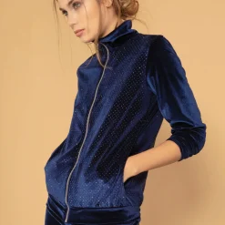 Veste Zippee Mosca En Velours