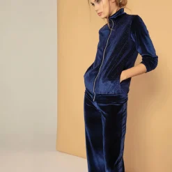 Veste Zippee Mosca En Velours